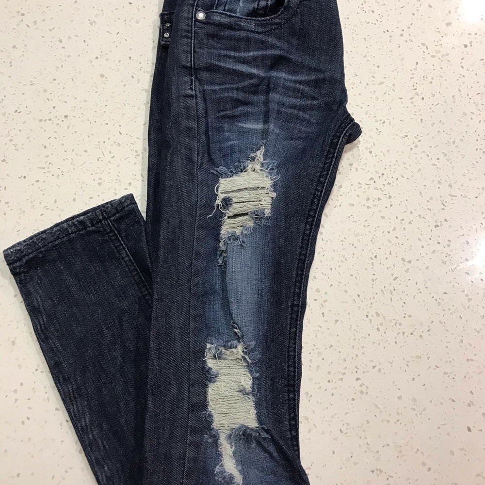 Machine Pour Neuf Mode | Ripped & Jeweled | Skinny - Picture 4 of 4
